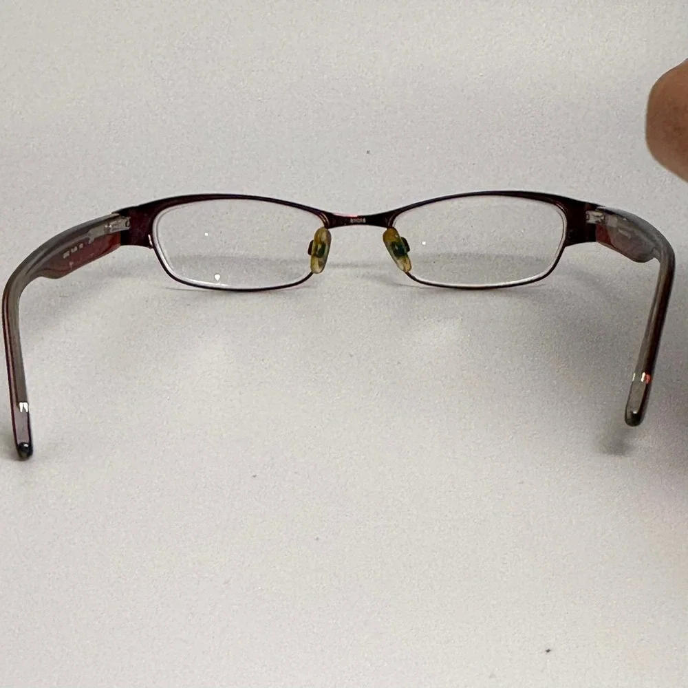 Genesis Altair G5002 Plum Purple Rectangular Eyeglass Frames 51-18-130